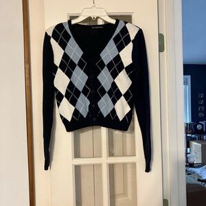 Classic Argyle Women's Cardigan